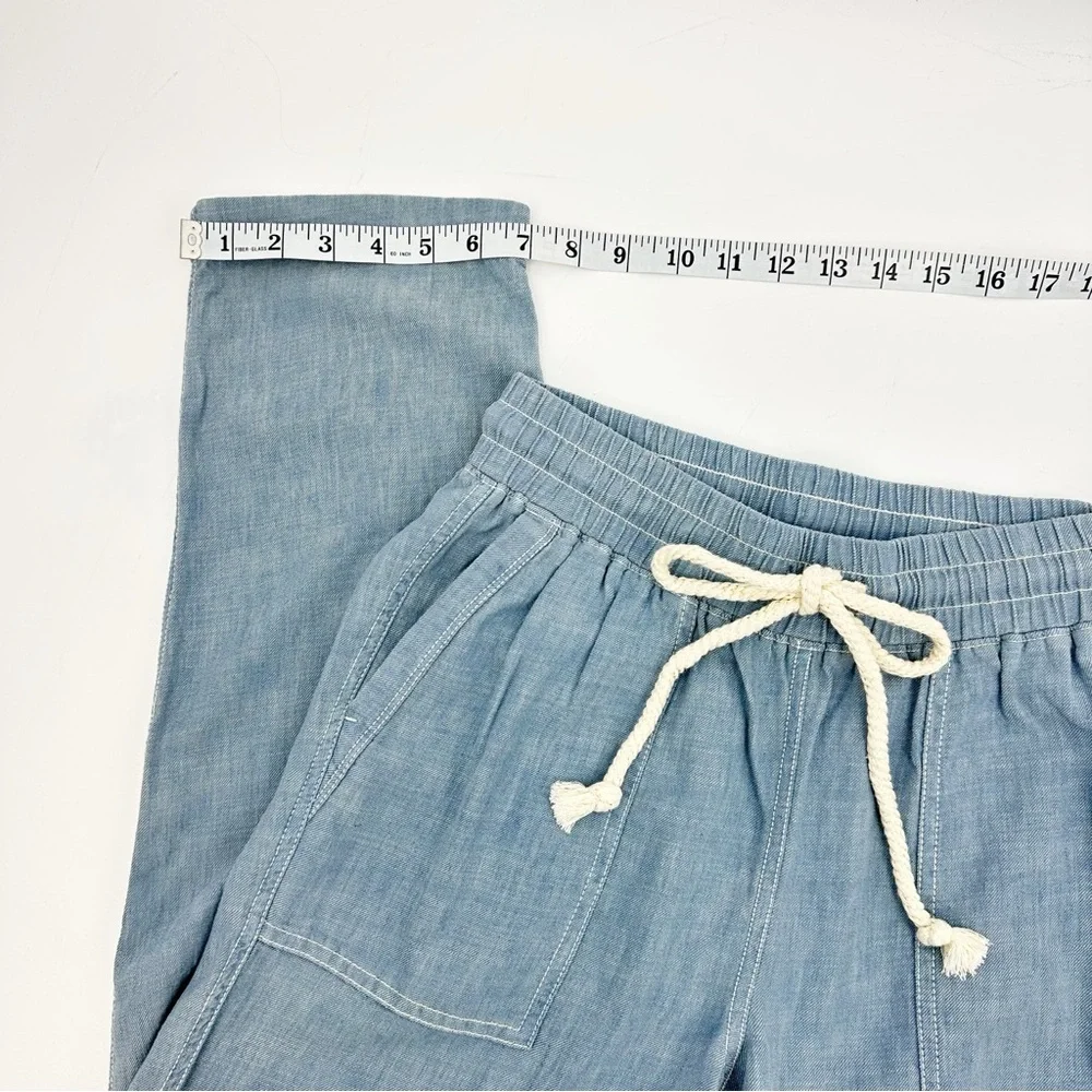 Faherty Drawstring Linen-Blend Pants Size S - Picture 14 of 15